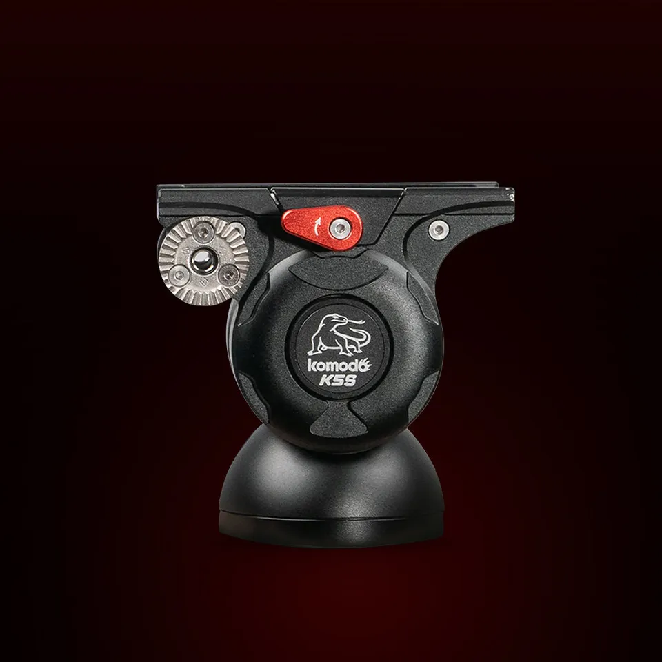 iFootage Komodo K5S Fluidkopf Videokopf mit Platte