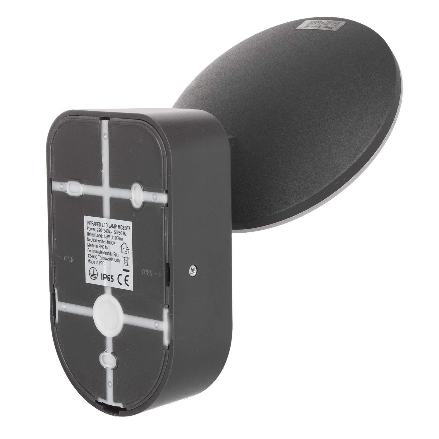 Maclean Energy MCE367 LED-Wandleuchte 15W 4000K Sensor