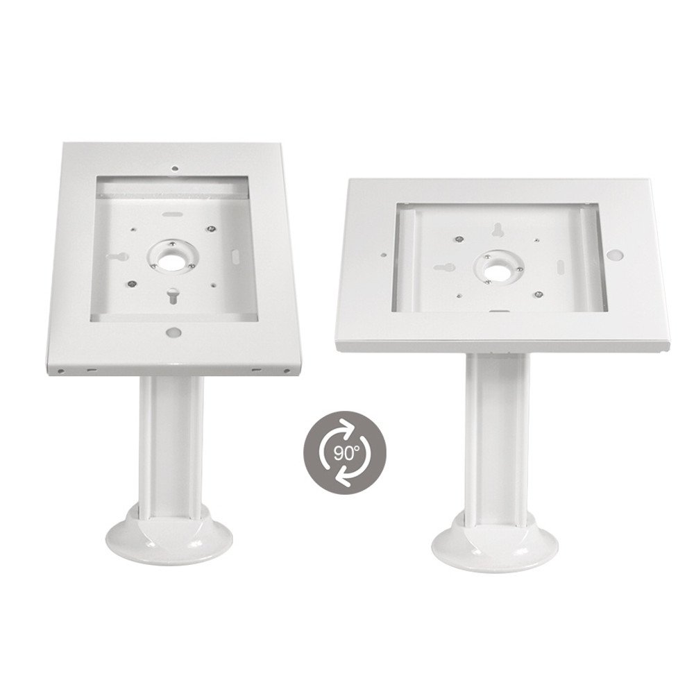 Maclean MC-677 Tablet Tischhalterung mit Schloss Alu