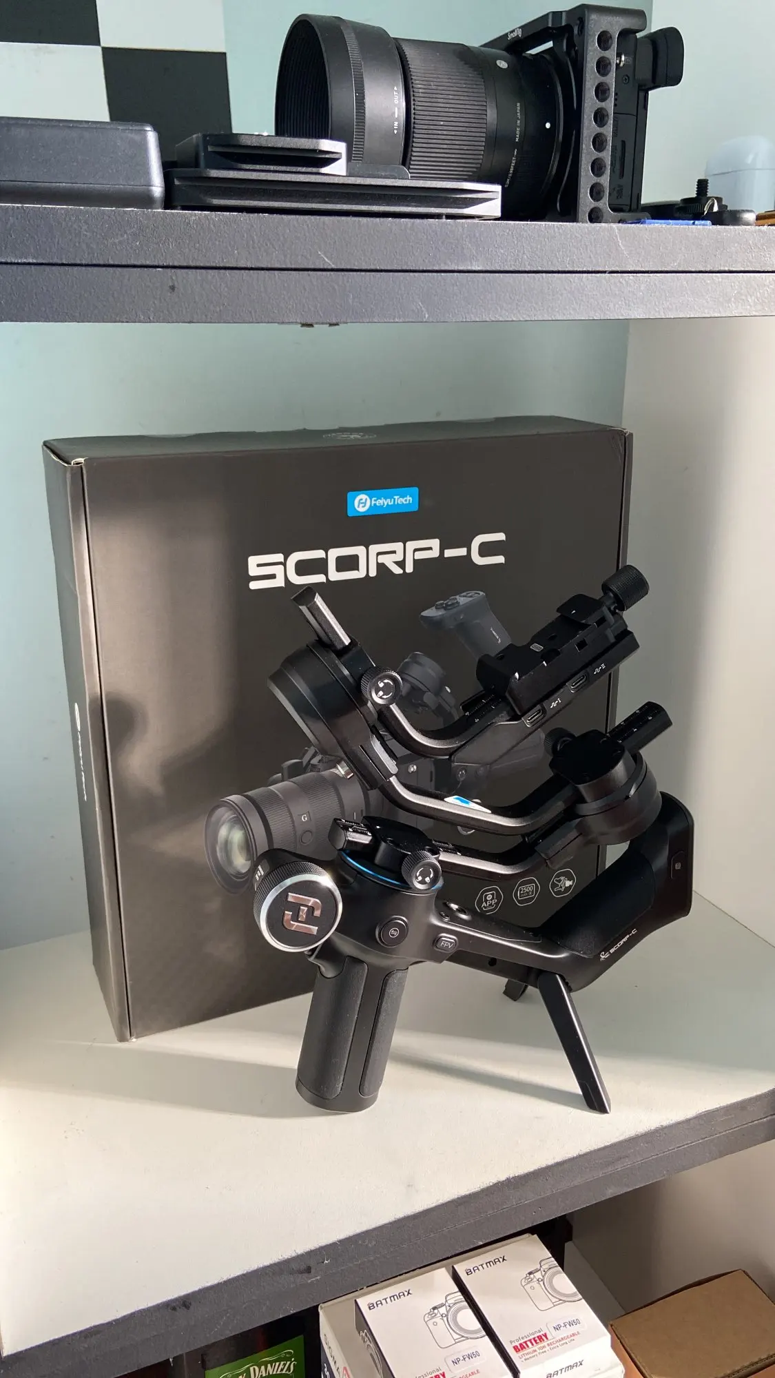 FeiyuTech SCORP-C DSLR Mirrorless Gimbal Kamera Stabilisator
