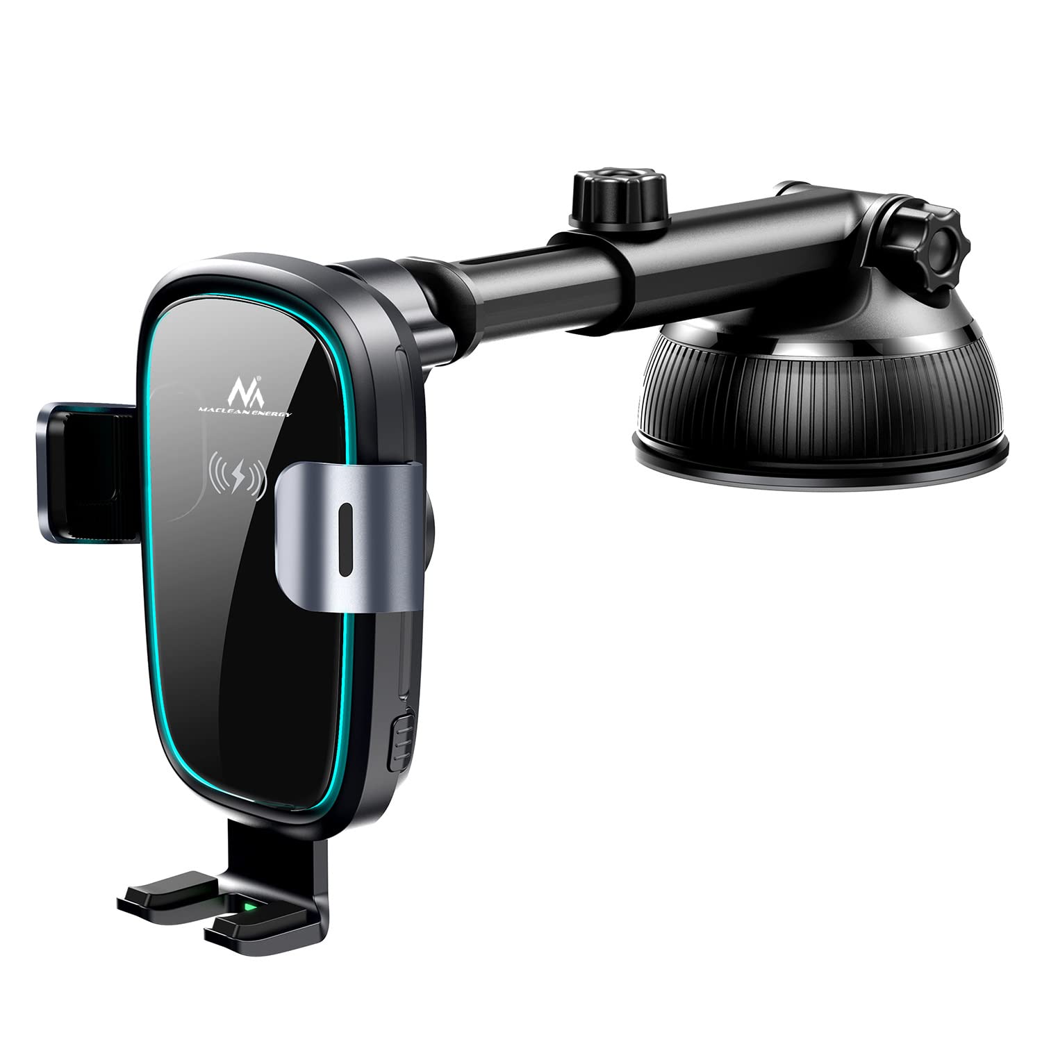 Maclean MCE129 Qi-Autohalterung induktiv 15 W 4,7-6,7"