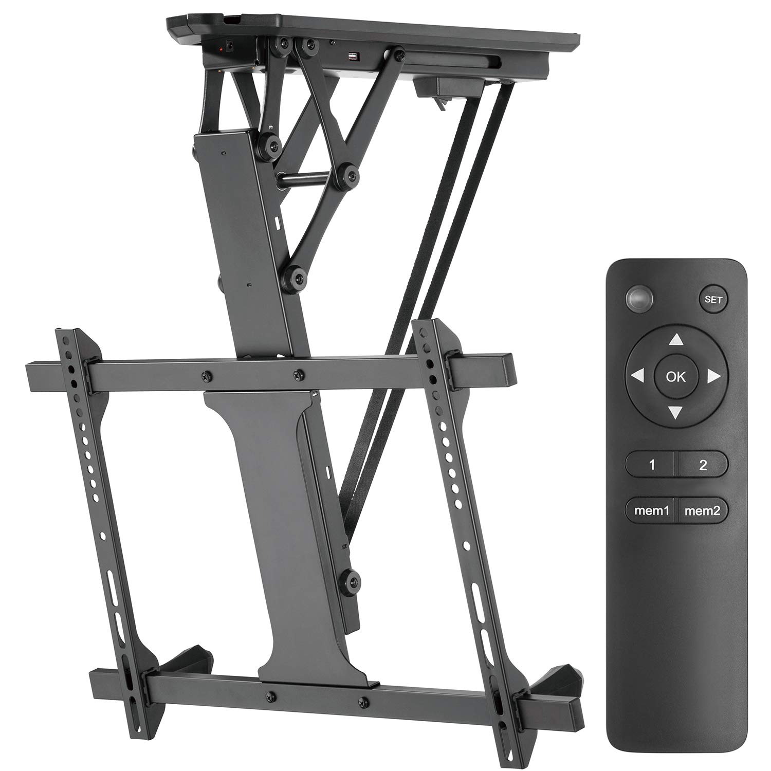 Maclean Energy TV-Deckenhalterung 32-70 Zoll elektrisch 35 kg