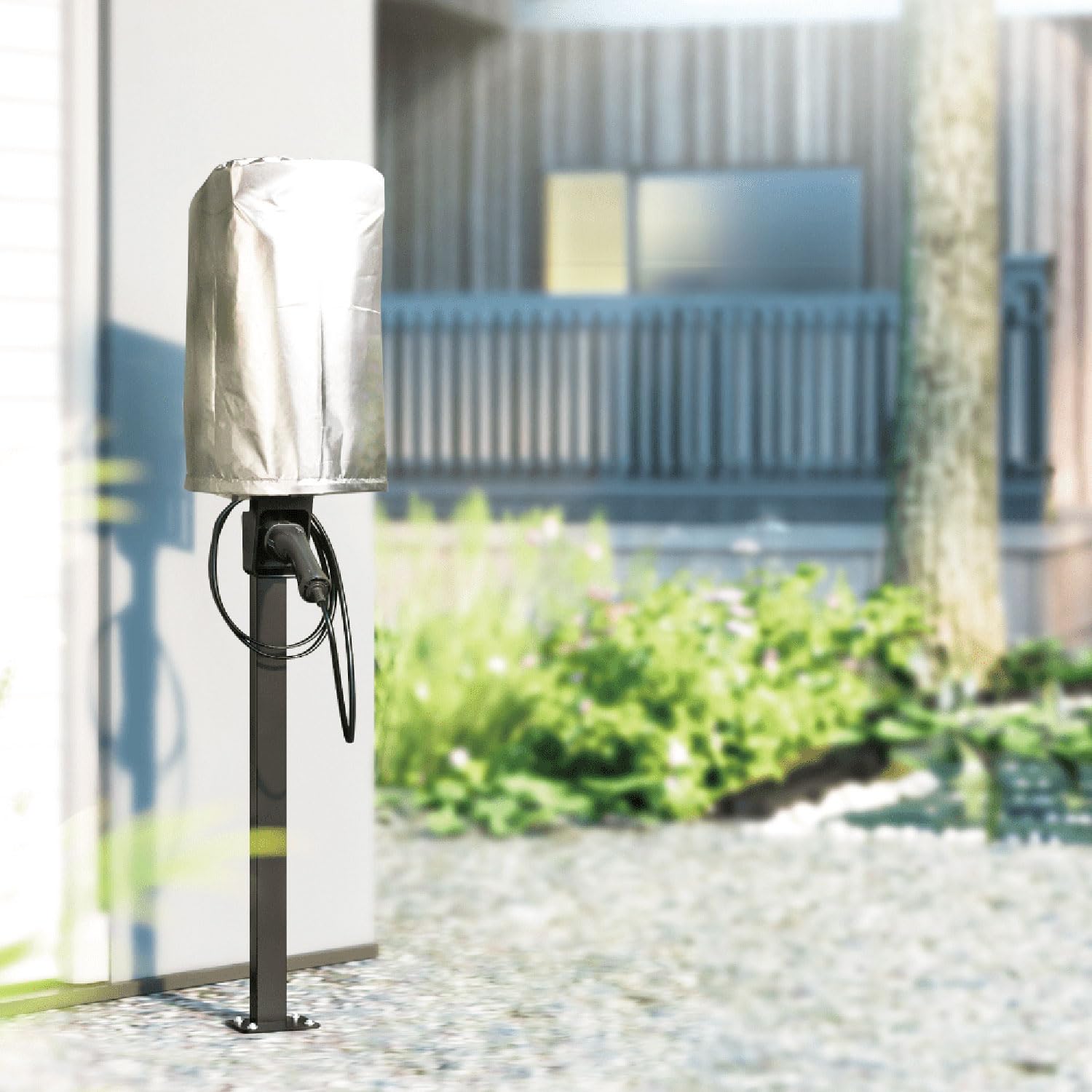 Maclean Energy MCE456 Ladeständer für Wallbox 15 kg Outdoor