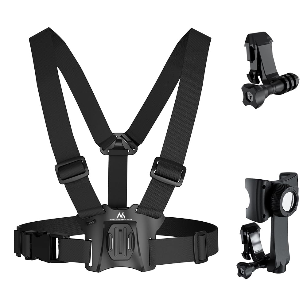 Maclean MC-294 Brustgurt Halterung Smartphone GoPro