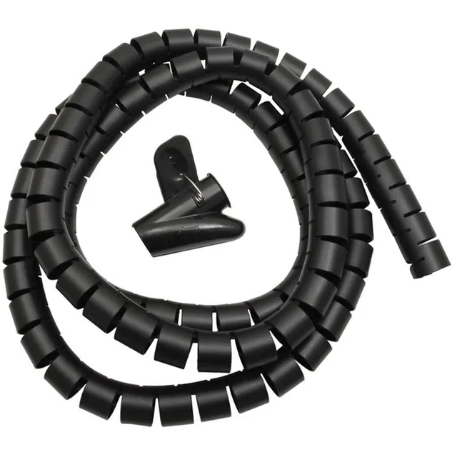 Maclean MCTV-676 Kabelschlauch Spiralschlauch 2m Schwarz
