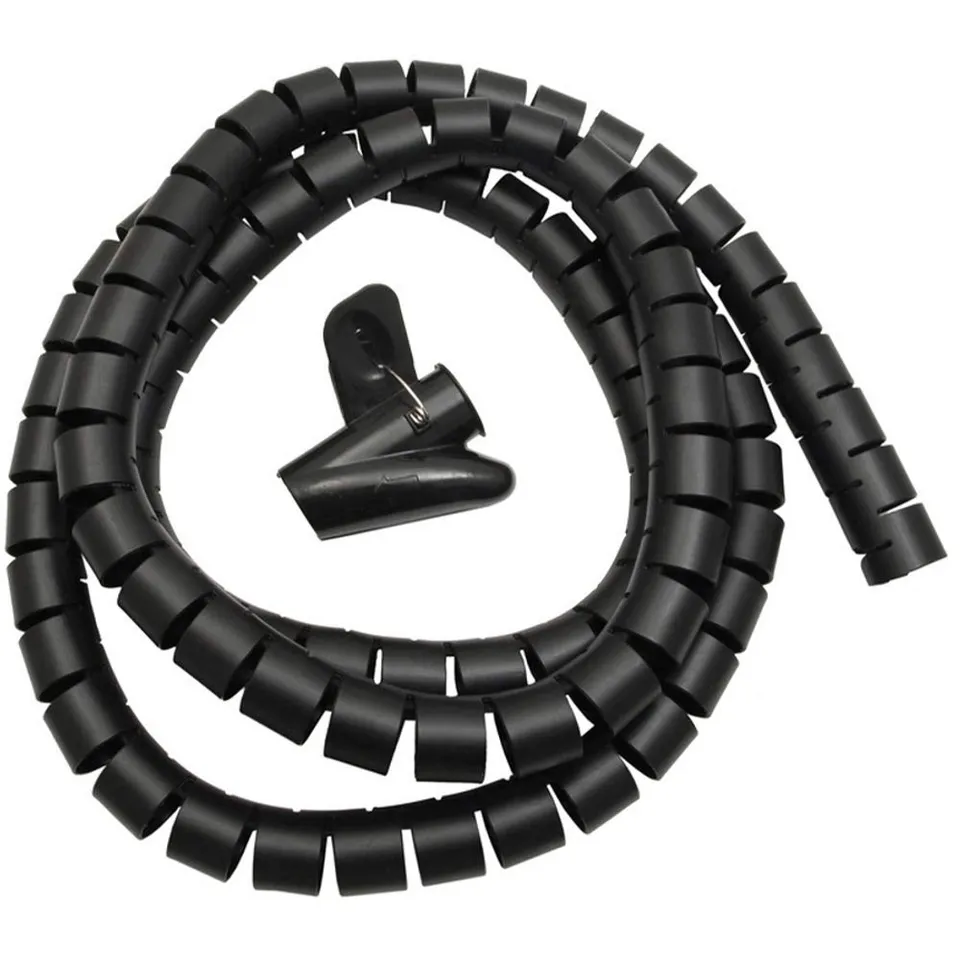 Maclean MCTV-676 Kabelschlauch Spiralschlauch 2m Schwarz