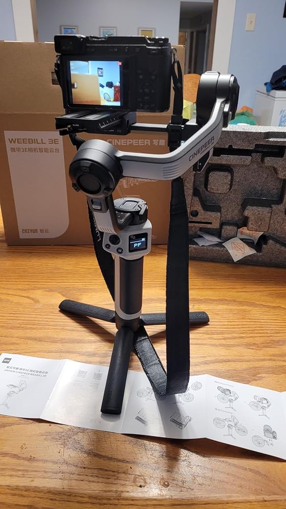 Zhiyun WEEBILL 3E Gimbal Stabilizer 3-Achsen 3 kg vertikal