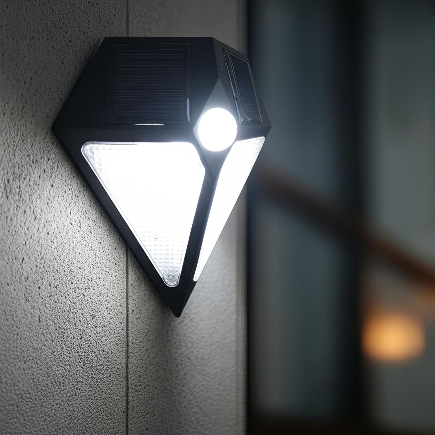 Maclean MCE168 Solarlampe Außen mit Bewegungsmelder IP65