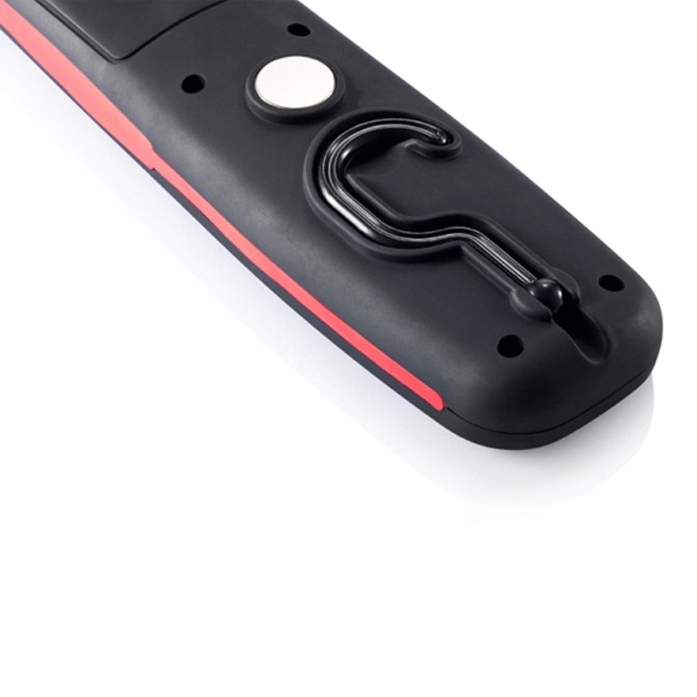 Maclean Energy Werkstattlampe 24 LED mit Magnet und Haken Schwarz