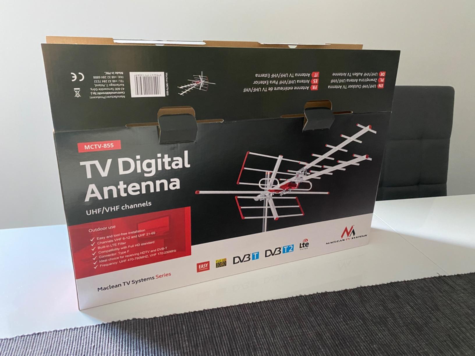 Maclean TV Systems MCTV-855 Außenantenne passiv DVB-T2