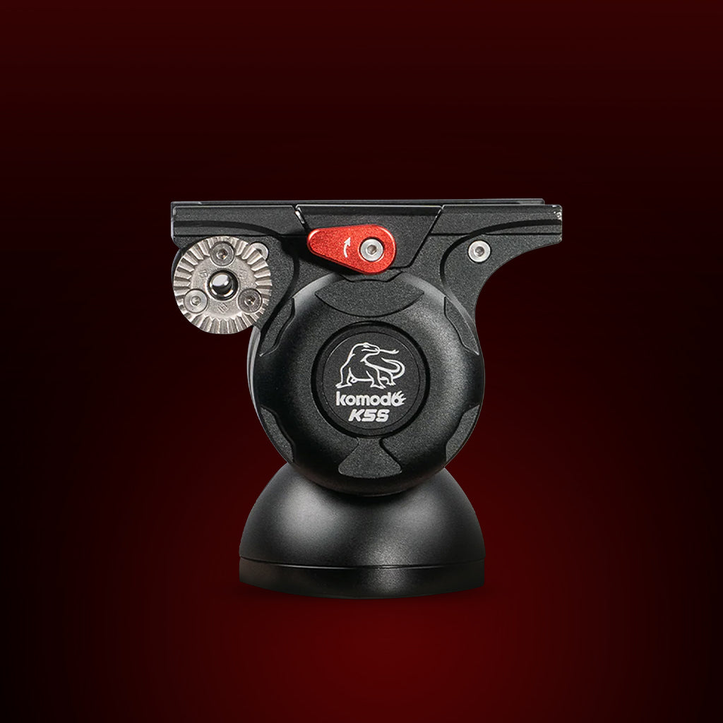 iFootage Komodo K5S Fluidkopf Videokopf mit Platte