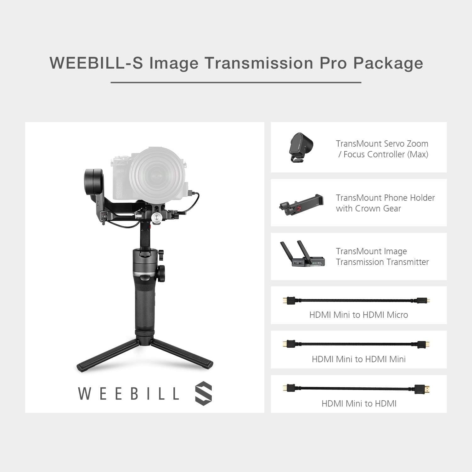 Zhiyun Weebill S Gimbal 3-Achs Stabilisator 14h
