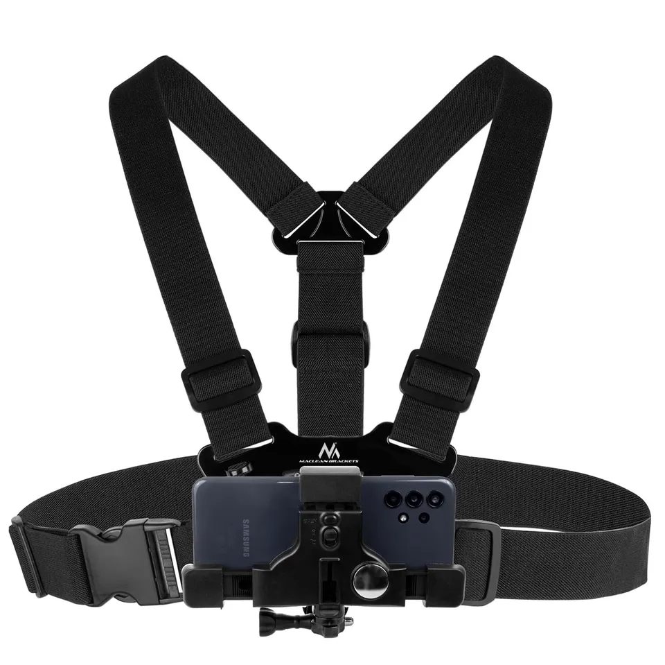 Maclean MC-445 Brustgurt Halterung Handy Kamera 180° stoßfest
