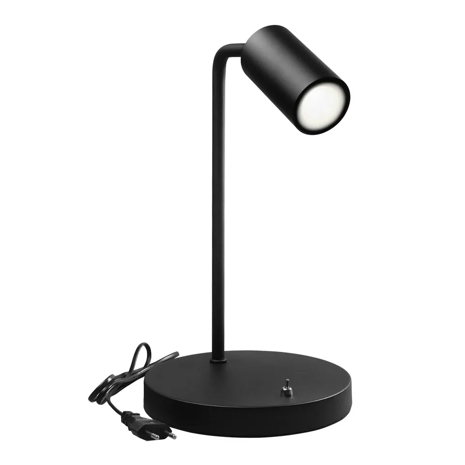 Maclean Energy MCE370 GU10 Schreibtischlampe schwarz ohne Leuchtmittel