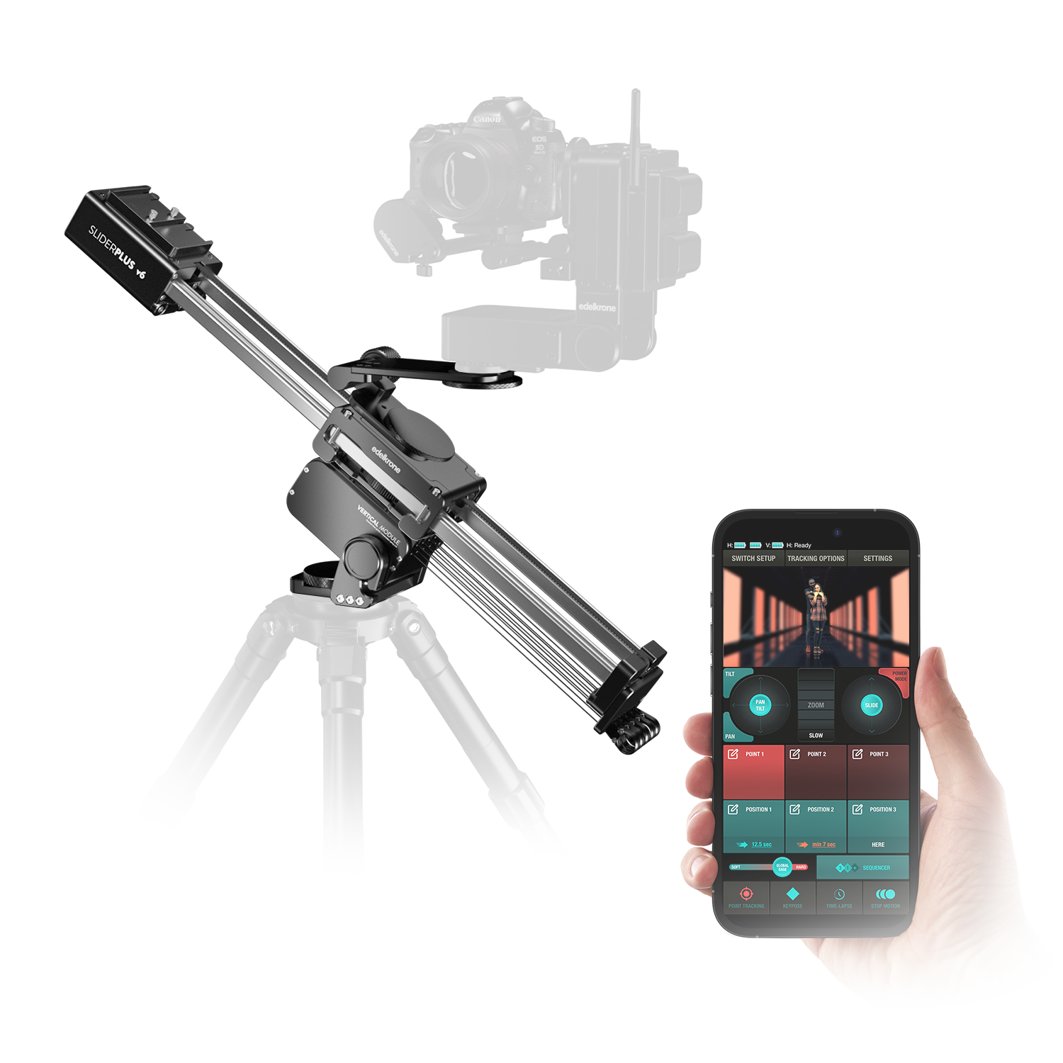 Edelkrone SliderPLUS v6 Kamera Slider motorisiert doppelt