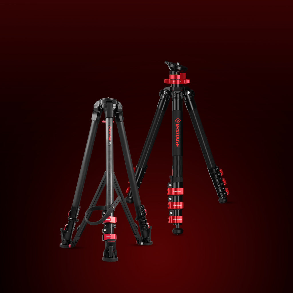 iFootage Wildbull T7S Videostativ Dreibeinstativ Alu
