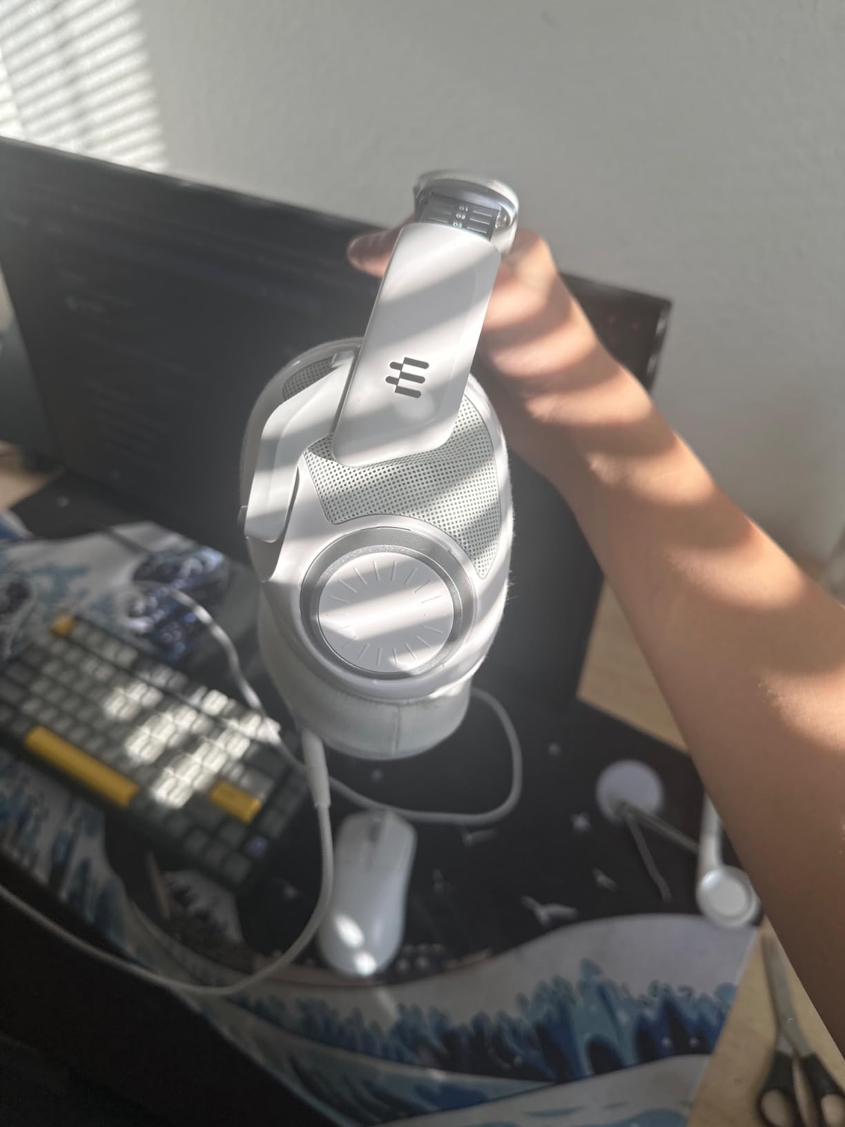 EPOS Gaming H6Pro Open Headset weiß abnehmbares Mikro