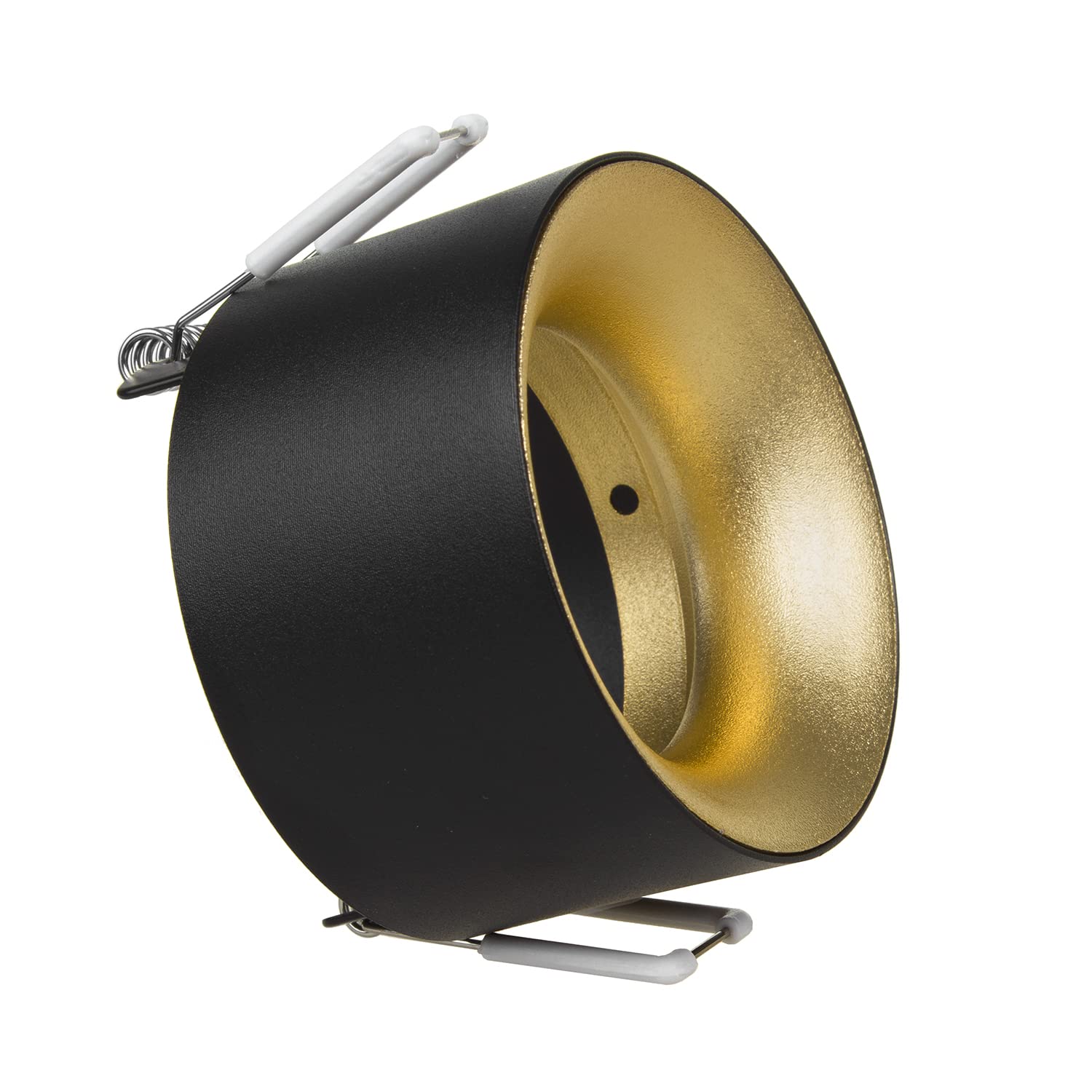 Maclean Energy MCE457 Einbaustrahler GU10 4er Set schwarz gold warmweiß
