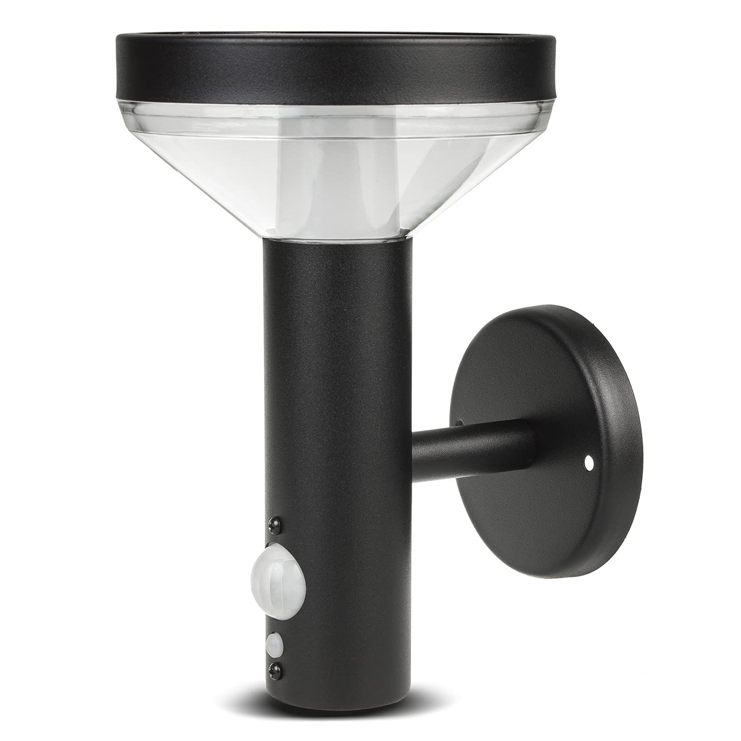 Maclean Energy MCE455 Solar Wandleuchte 4 Stück IP44 neutralweiß