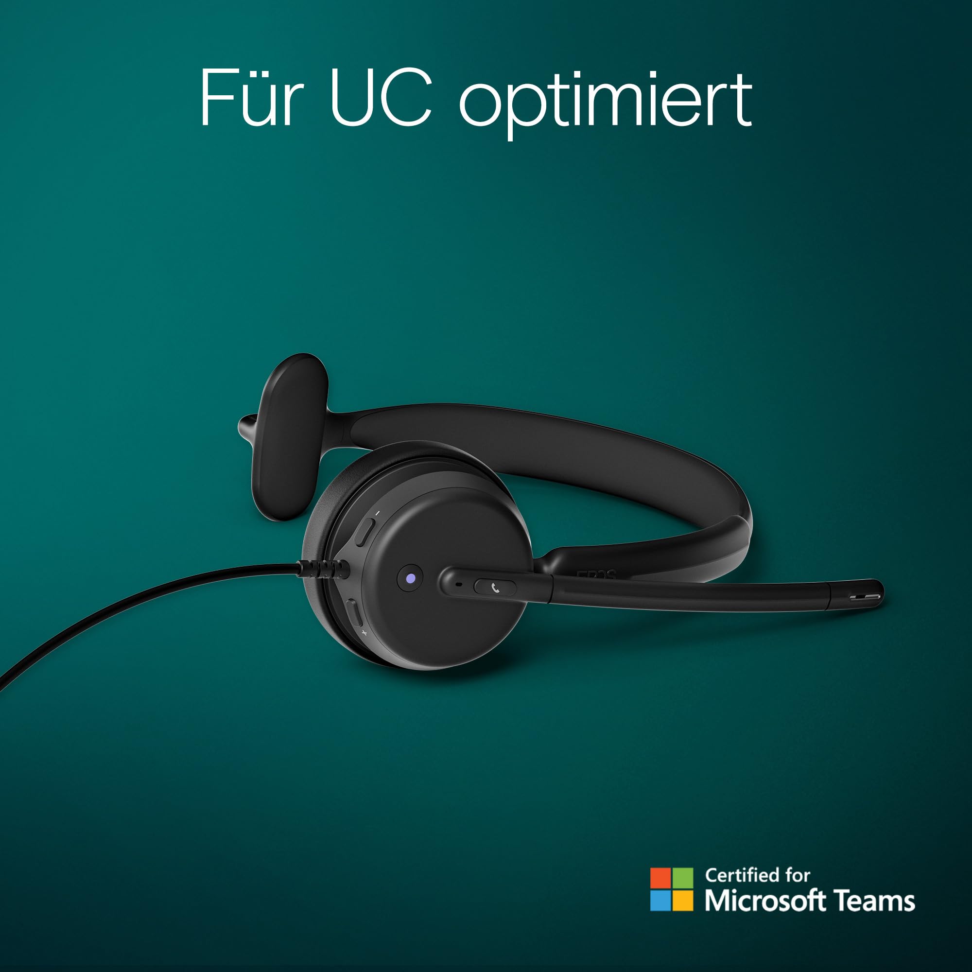 EPOS IMPACT 430T Headset mono USB Teams On-Ear mit ANC-Mikro