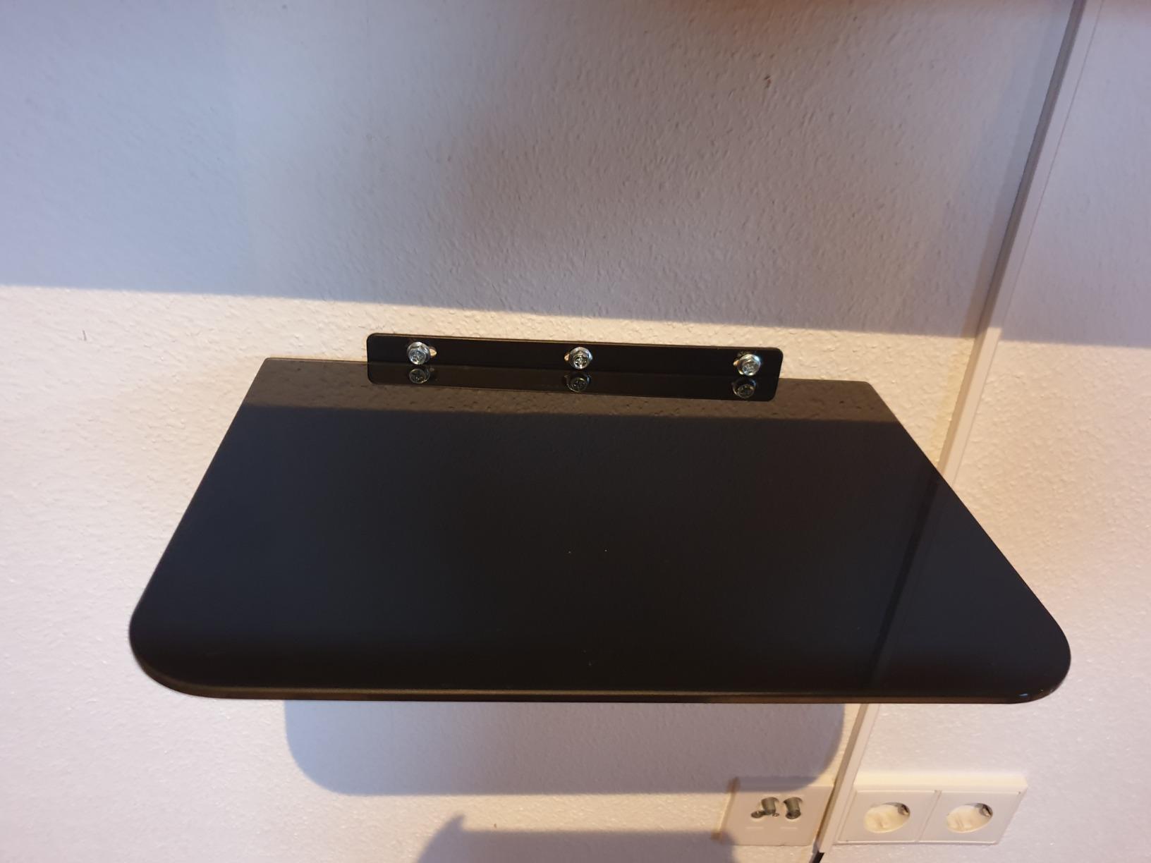 Maclean MC-738 Wandregal Glas 350x250mm 10kg 1 Stück
