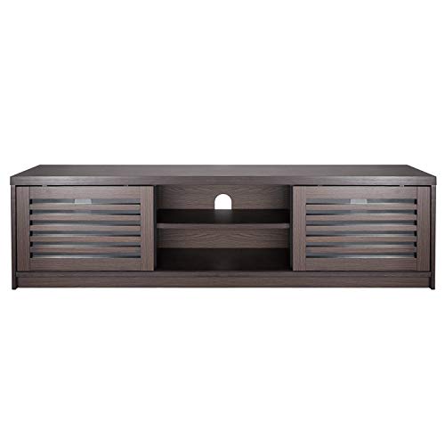 Maclean MC-874 Fernsehschrank 65 Zoll Walnuss