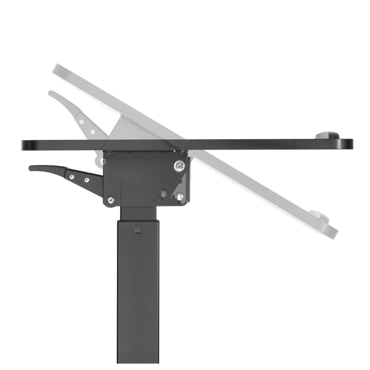 Maclean MC-892 Laptoptisch Rollen Schwarz höhenverstellbar 76-113 cm