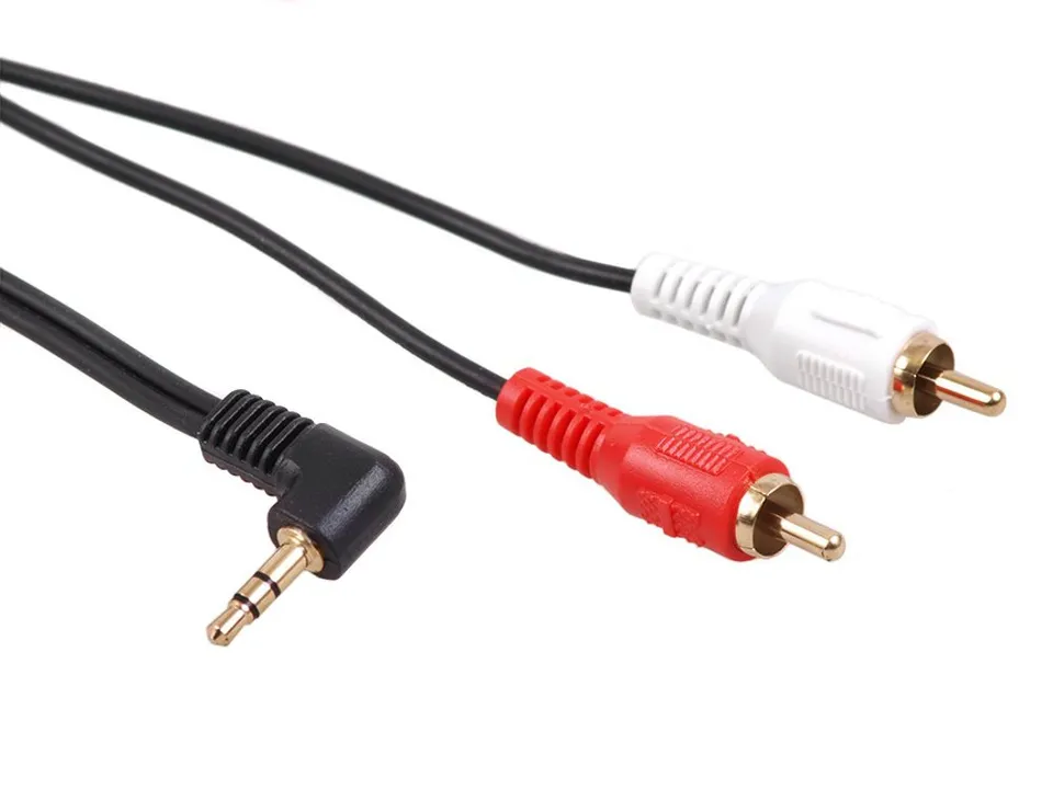 Maclean TV MCTV-824 Audio Kabel Klinke Cinch 1m 90°
