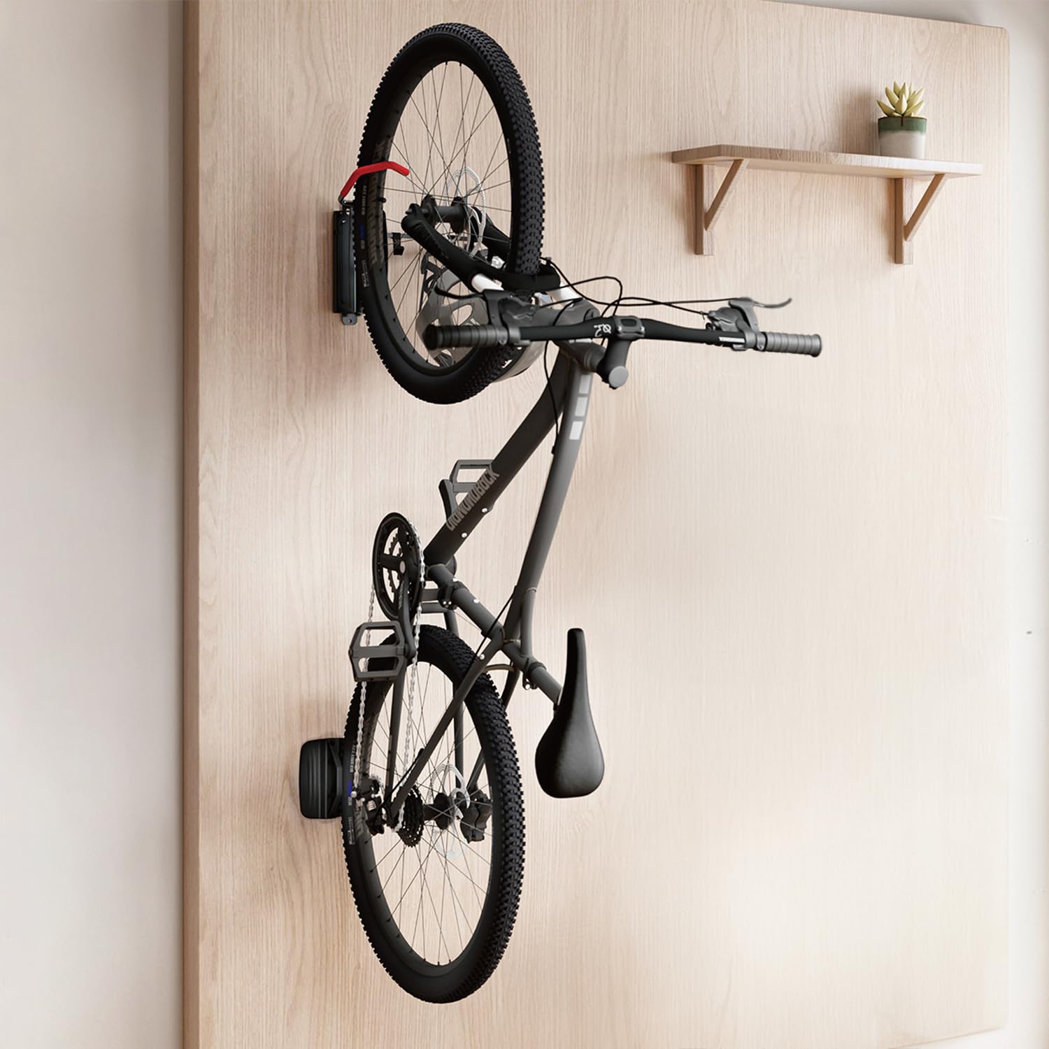 Maclean MC-998 Fahrrad-Wandhalterung vertikal 30kg 1 Stück