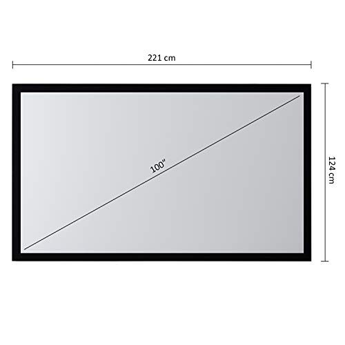 Maclean Brackets MC-921 Rahmenleinwand 100 Zoll 16:9