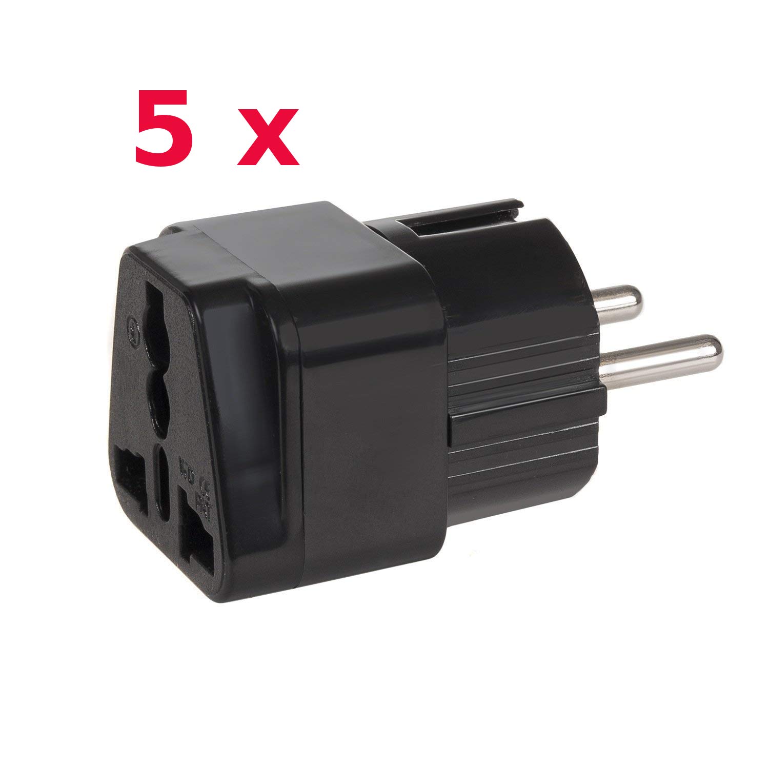 Maclean Energy MCE155 Reiseadapter UK-EU Schuko 1 Stück