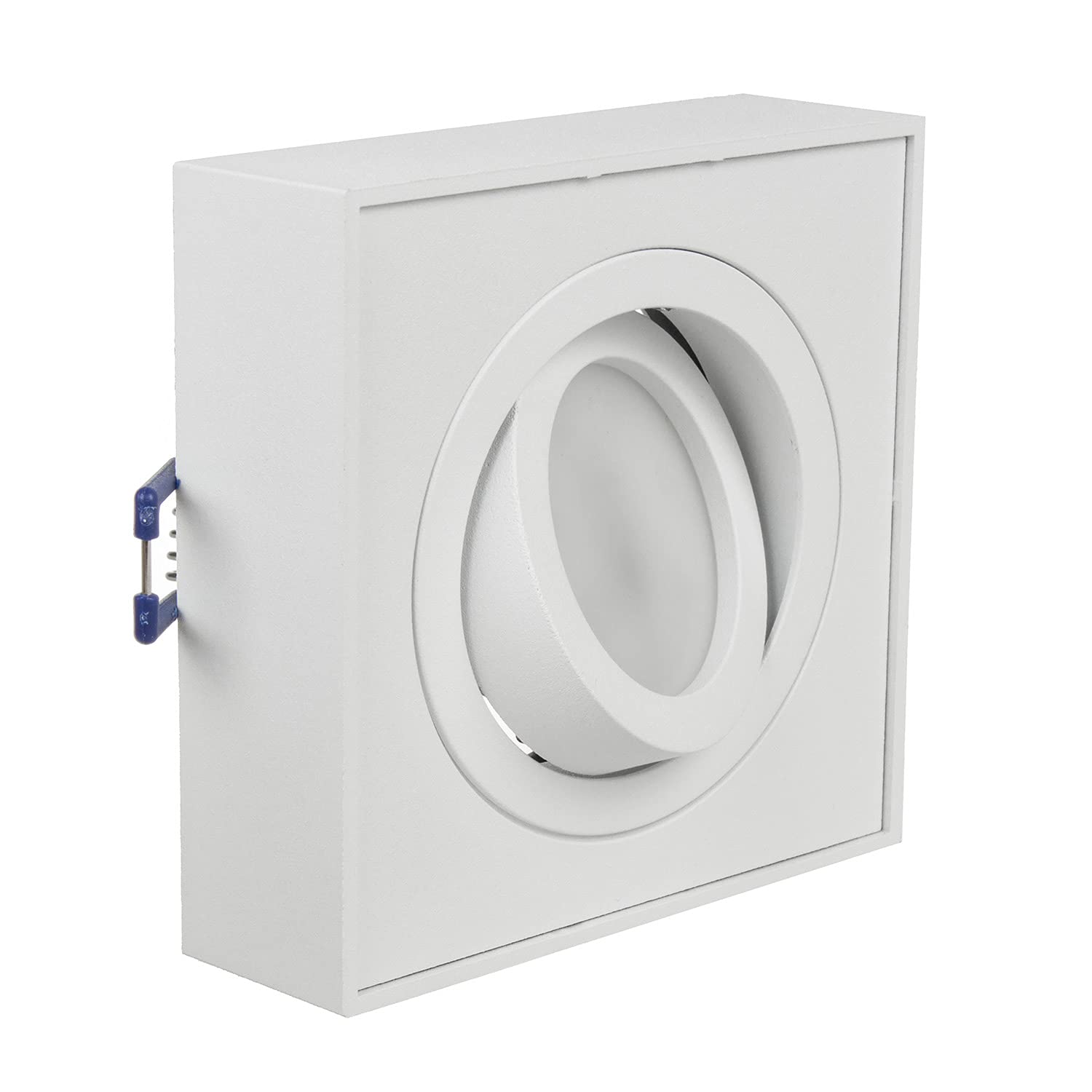 Maclean Energy MCE464W Einbaustrahler GU10 eckig weiß 7W warmweiß