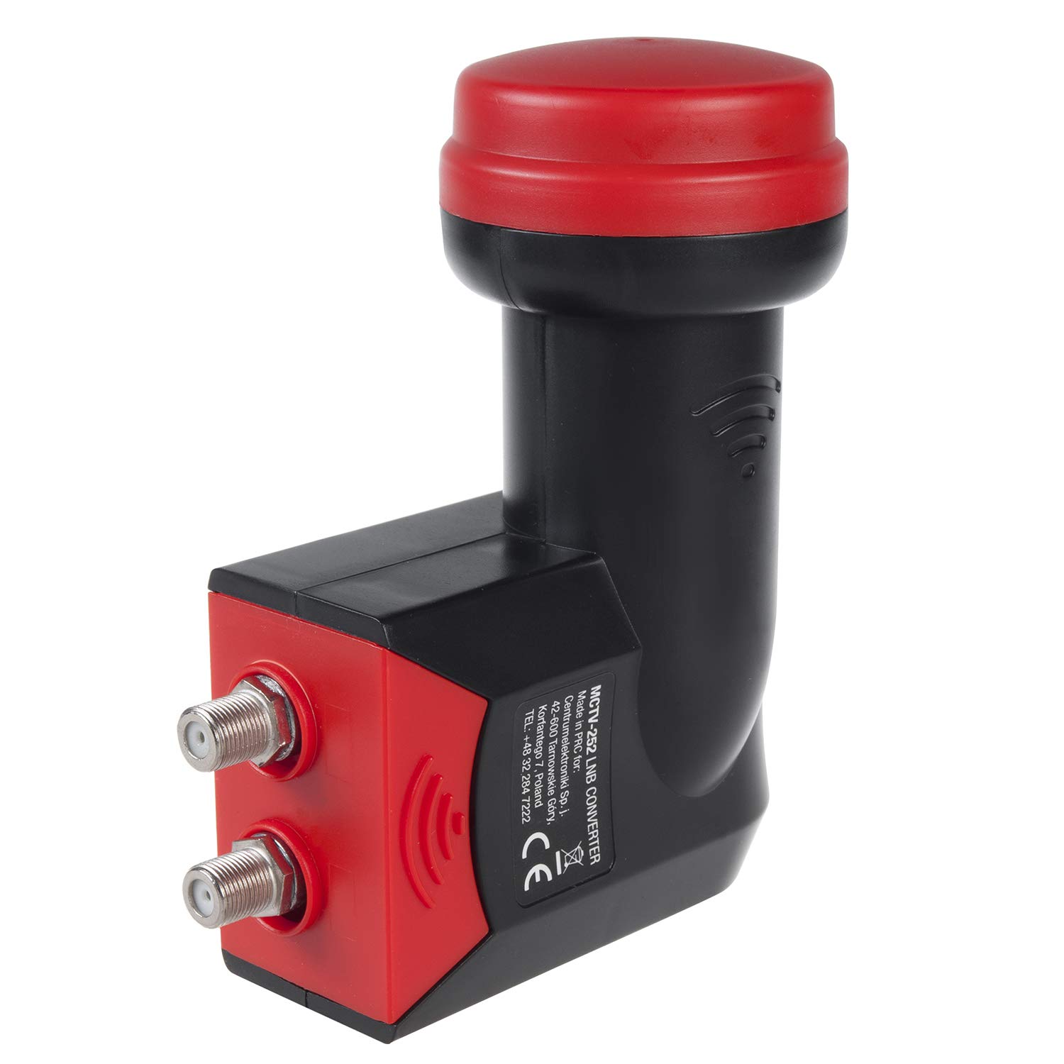Maclean MCTV-252 Twin LNB SAT-Konverter 0,3 dB 2 Teilnehmer
