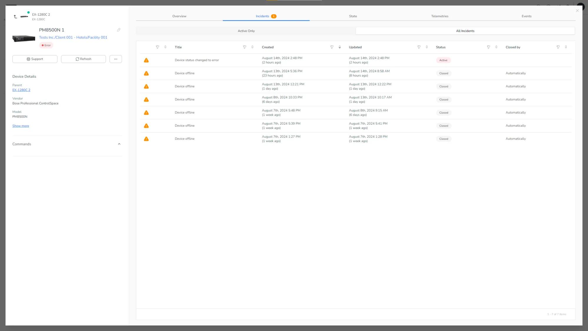 Bose Professional ControlSpace Cloud Software Steuerung