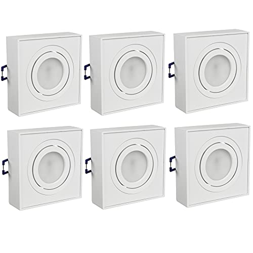 Maclean Energy MCE464W LED Einbaustrahler GU10 6er weiß