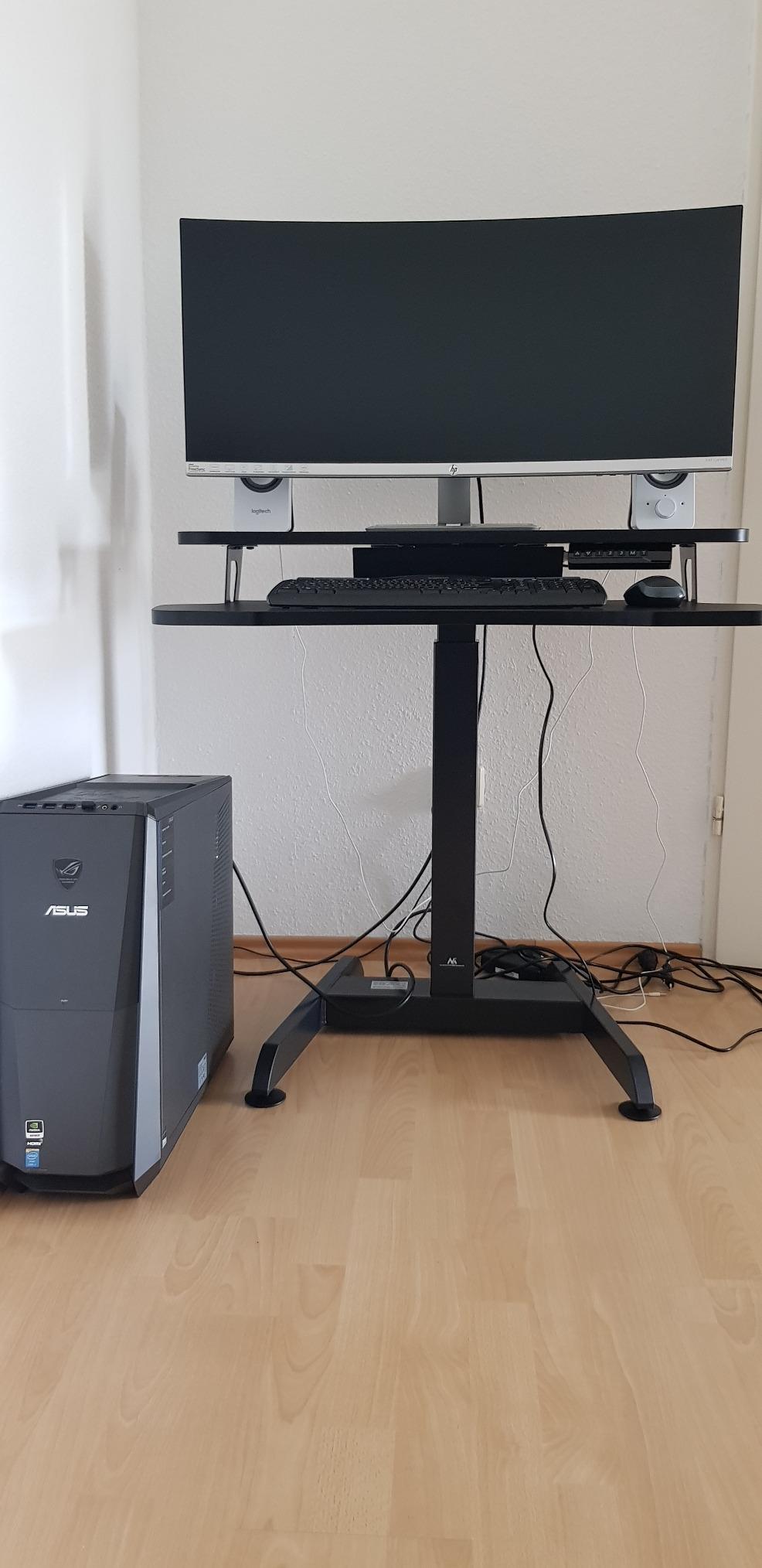 Maclean Brackets MC-835 Schreibtisch elektrisch höhenverstellbar 37 kg