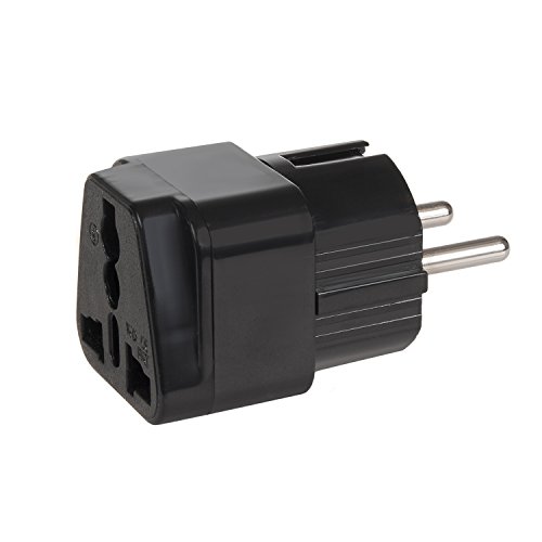 Maclean Energy MCE155 Reiseadapter UK-EU Schuko 1 Stück