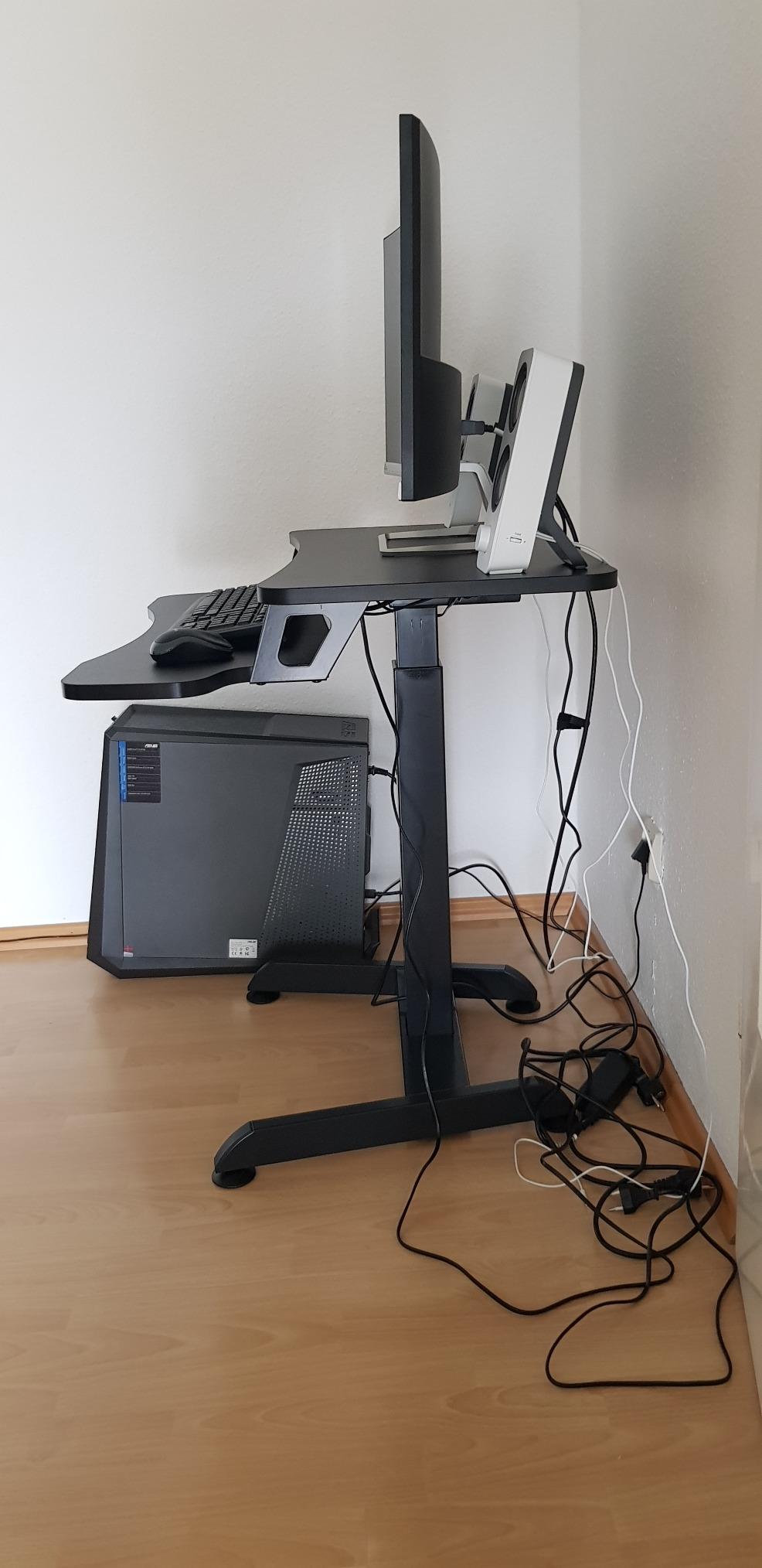 Maclean Brackets MC-835 Schreibtisch elektrisch höhenverstellbar 37 kg