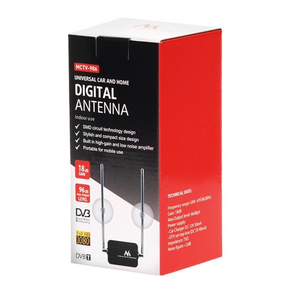 Maclean TV Systems MCTV-986 DVB-T2 Antenne Auto Verstärker