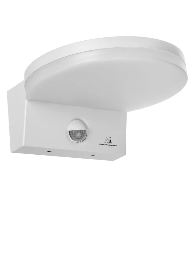 Maclean Energy MCE344 LED Wandleuchte weiß 15W IP65 mit Sensor