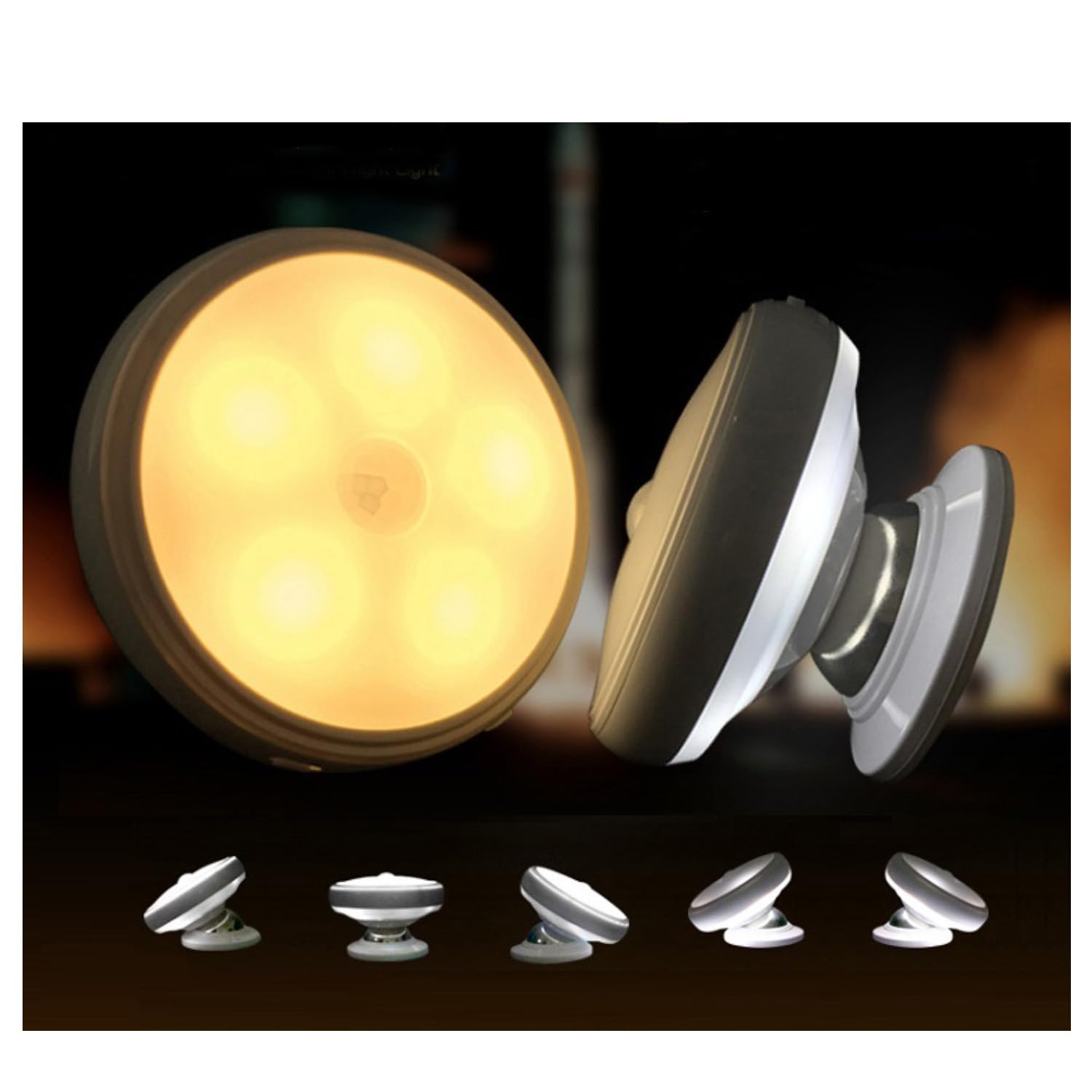 Maclean Energy MCE223 LED-Lampe mit Bewegungsmelder Magnetfuß