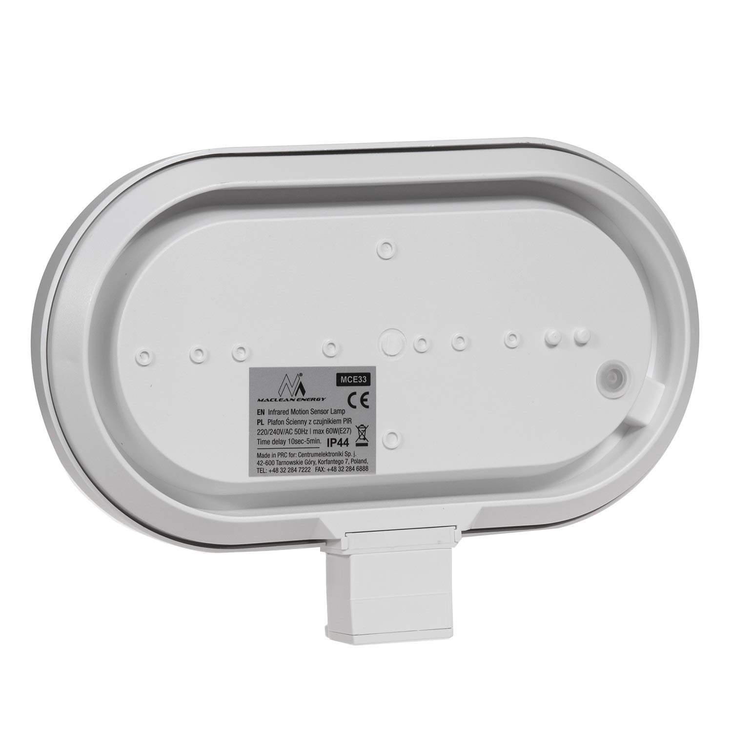 Maclean Energy MCE33 Wandleuchte E27 180° weiß PIR