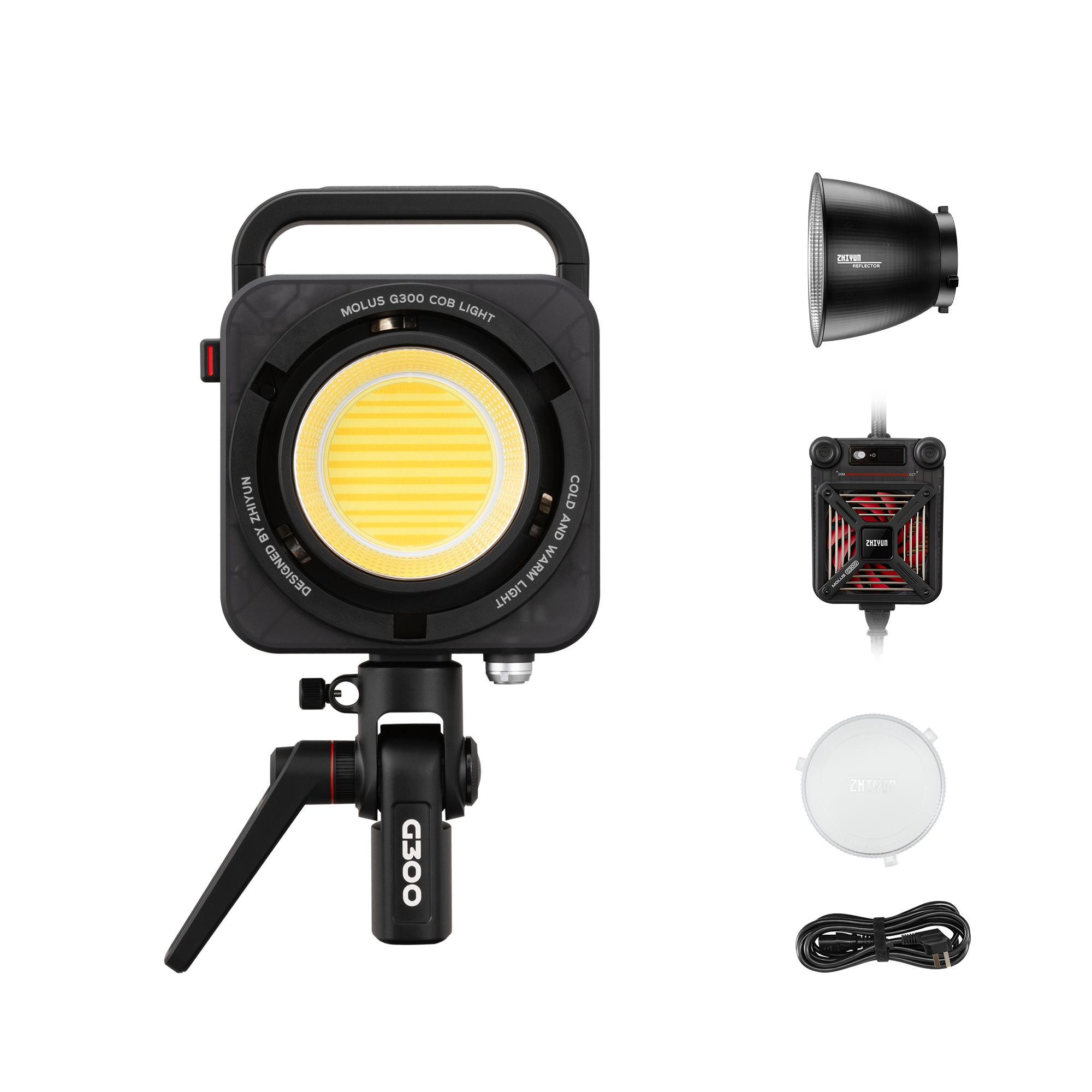 Zhiyun MOLUS G300 COB LED Videoleuchte 300W Bi-Color