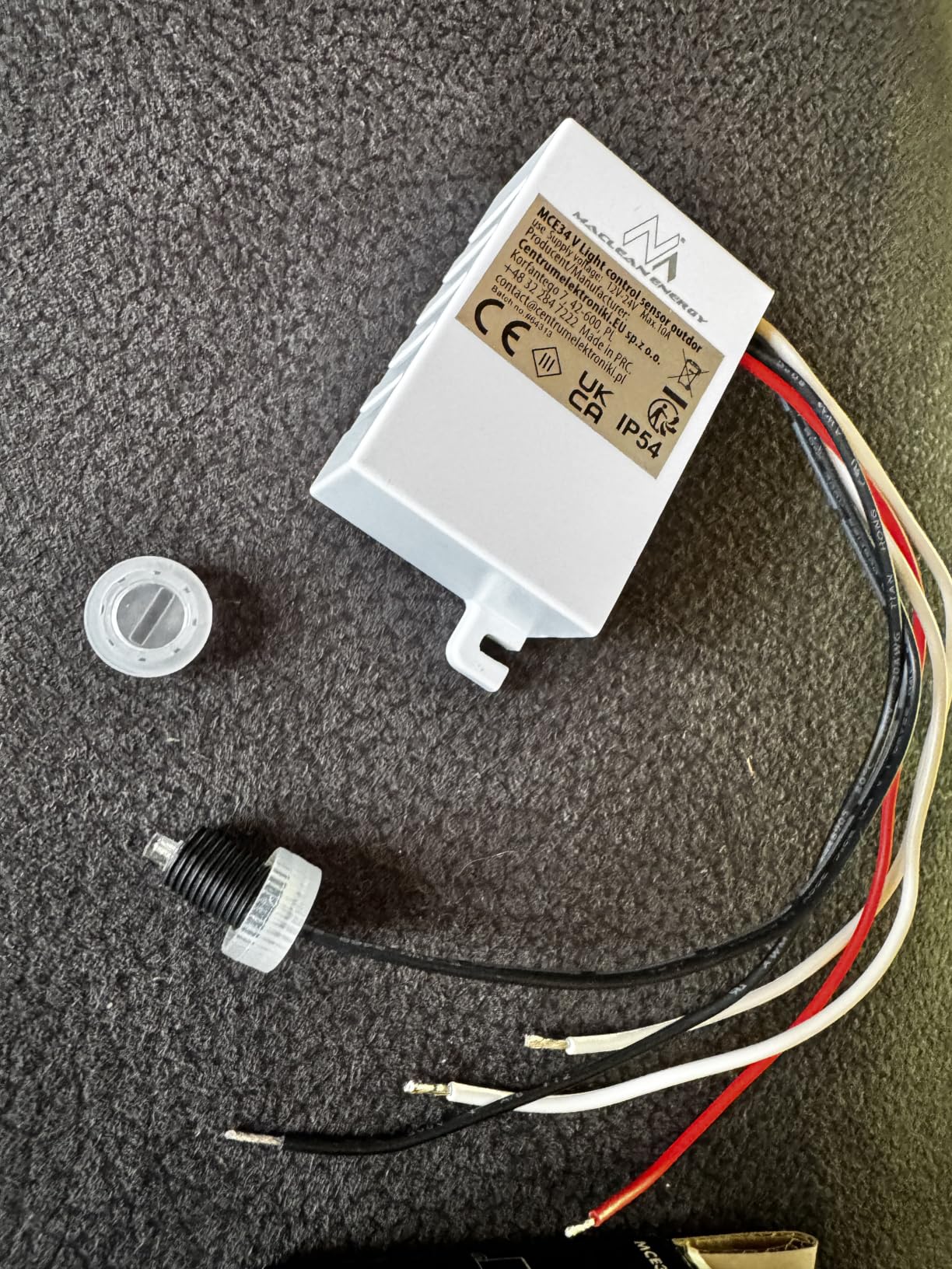 Maclean Energy MCE34 V Dämmerungssensor 12-24V IP54