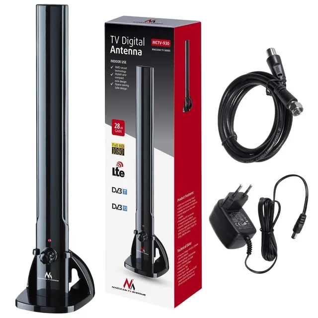 Maclean MCTV-930 Zimmerantenne DVB-T2 Verstärker