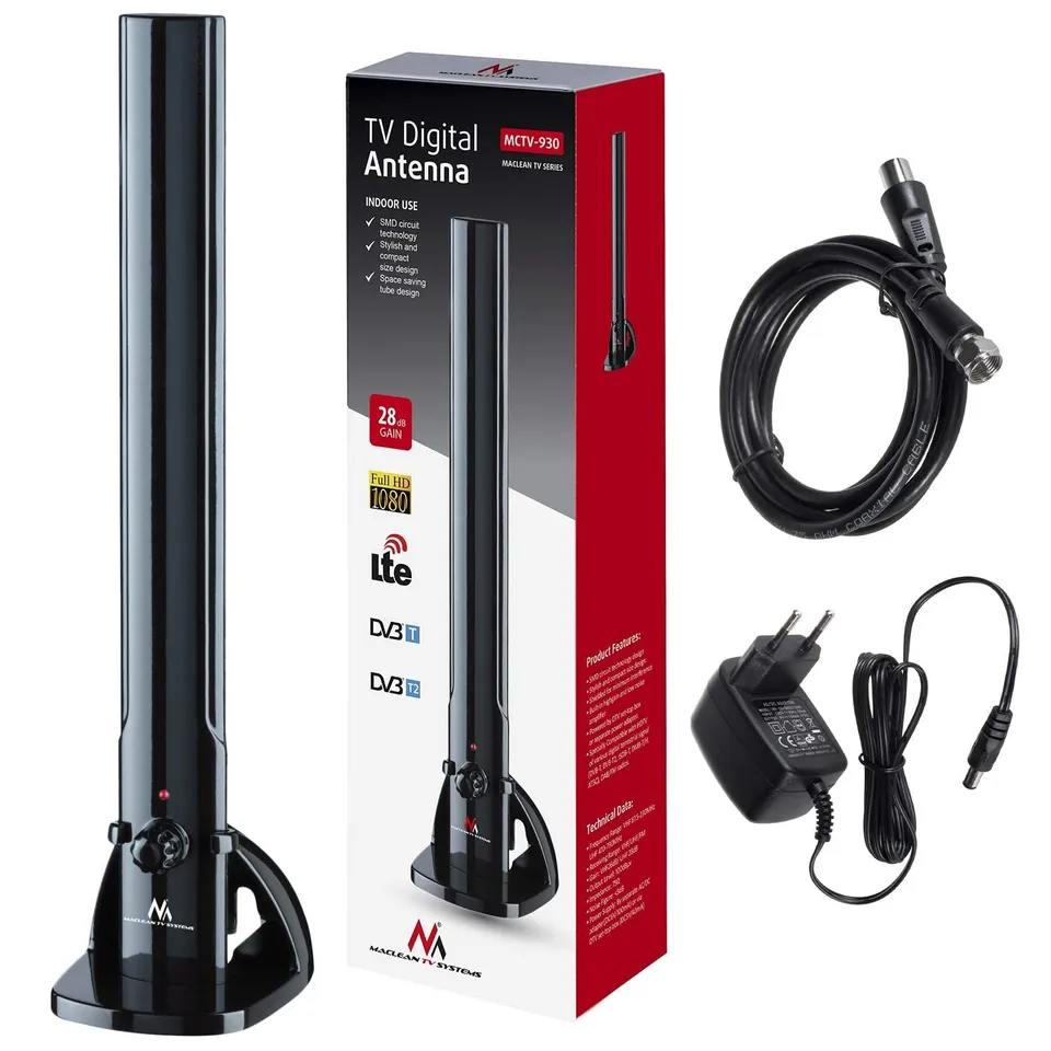 Maclean MCTV-930 Zimmerantenne DVB-T2 Verstärker