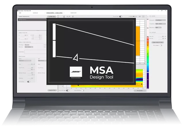 Bose MSA Design Tool Planungssoftware Audio-Planung