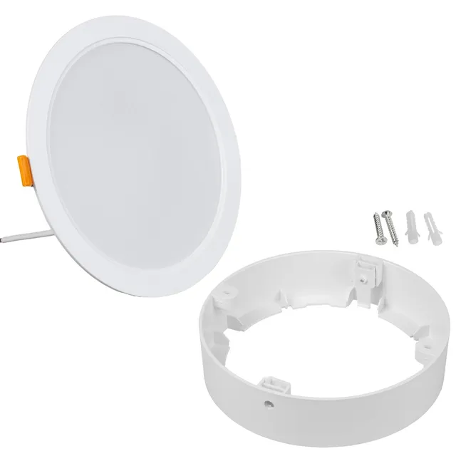 Maclean MCE372+MCE377 LED-Panel Einbaustrahler 18W Rund 4000K