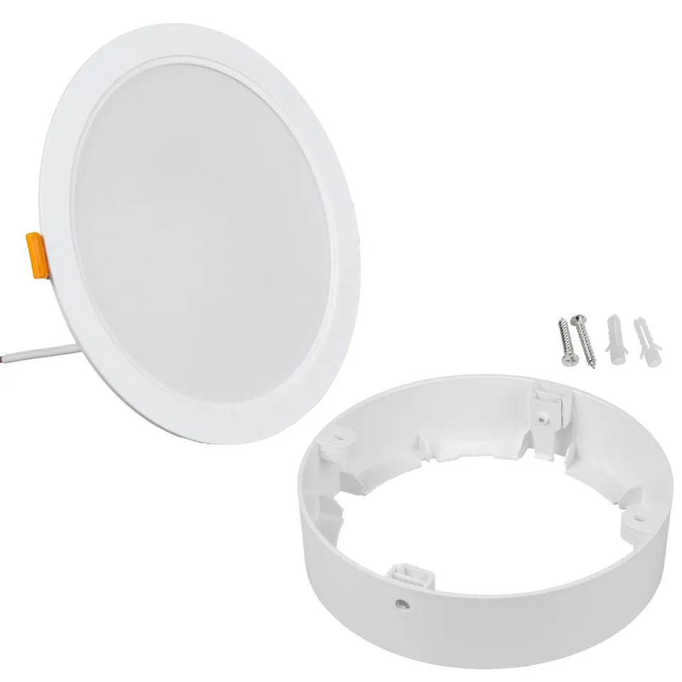 Maclean MCE372+MCE377 LED-Panel Einbaustrahler 18W Rund 4000K