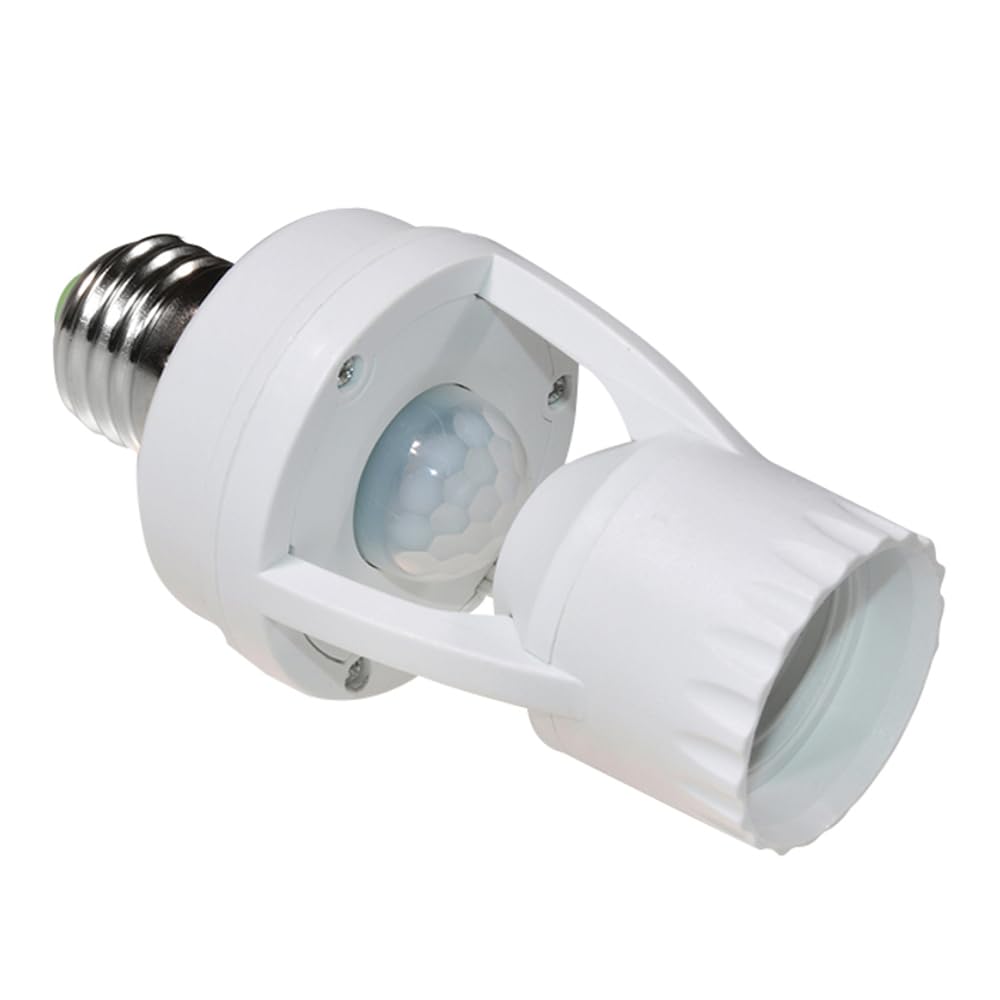 Maclean Energy MCE24 Lampenfassung E27 360° PIR weiß